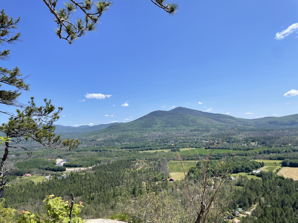 view of the mountains