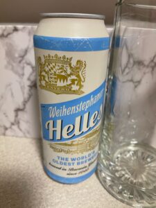 one of the best german beers Weihenstephaner Helles